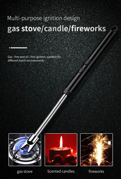 Kitchen Lighter with Flexible Neck Rechargeable