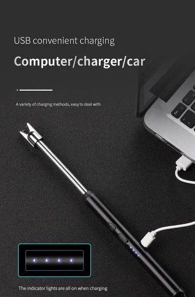 Kitchen Lighter with Flexible Neck Rechargeable