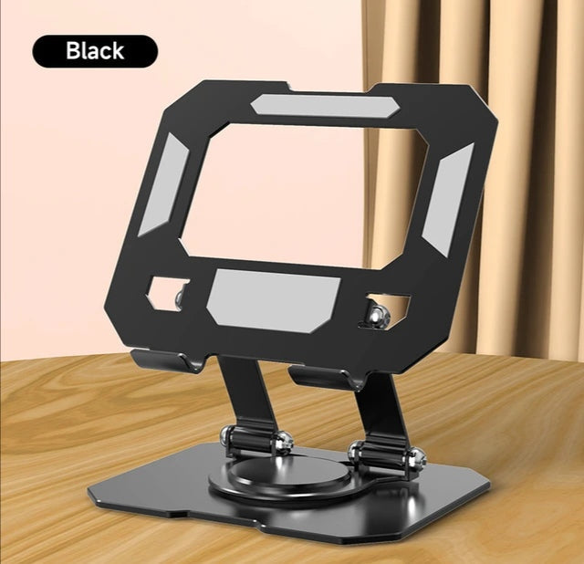 Foldable Metal Tablet Holder (Silver Color)