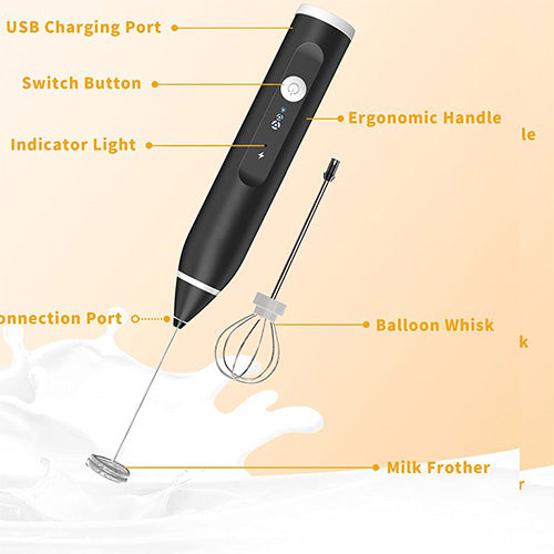 Coffee Frother, Milk Frother, Egg Beater Rechargeable