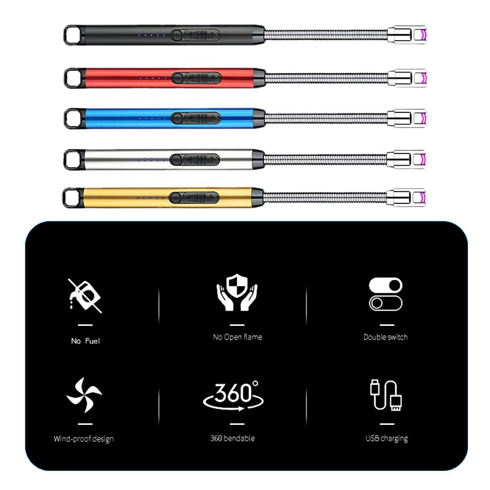 Kitchen Lighter with Flexible Neck Rechargeable