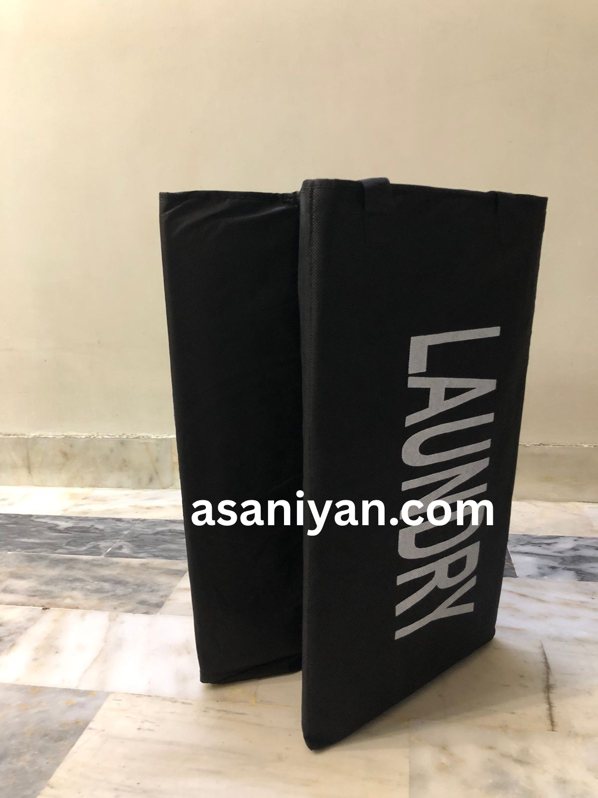 Foldable clothes basket ideal for storage and laundry organization