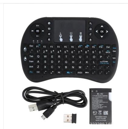 Smart TV Remote Wireless Mini Keyboard + Mouse Pad with RGB Backlight