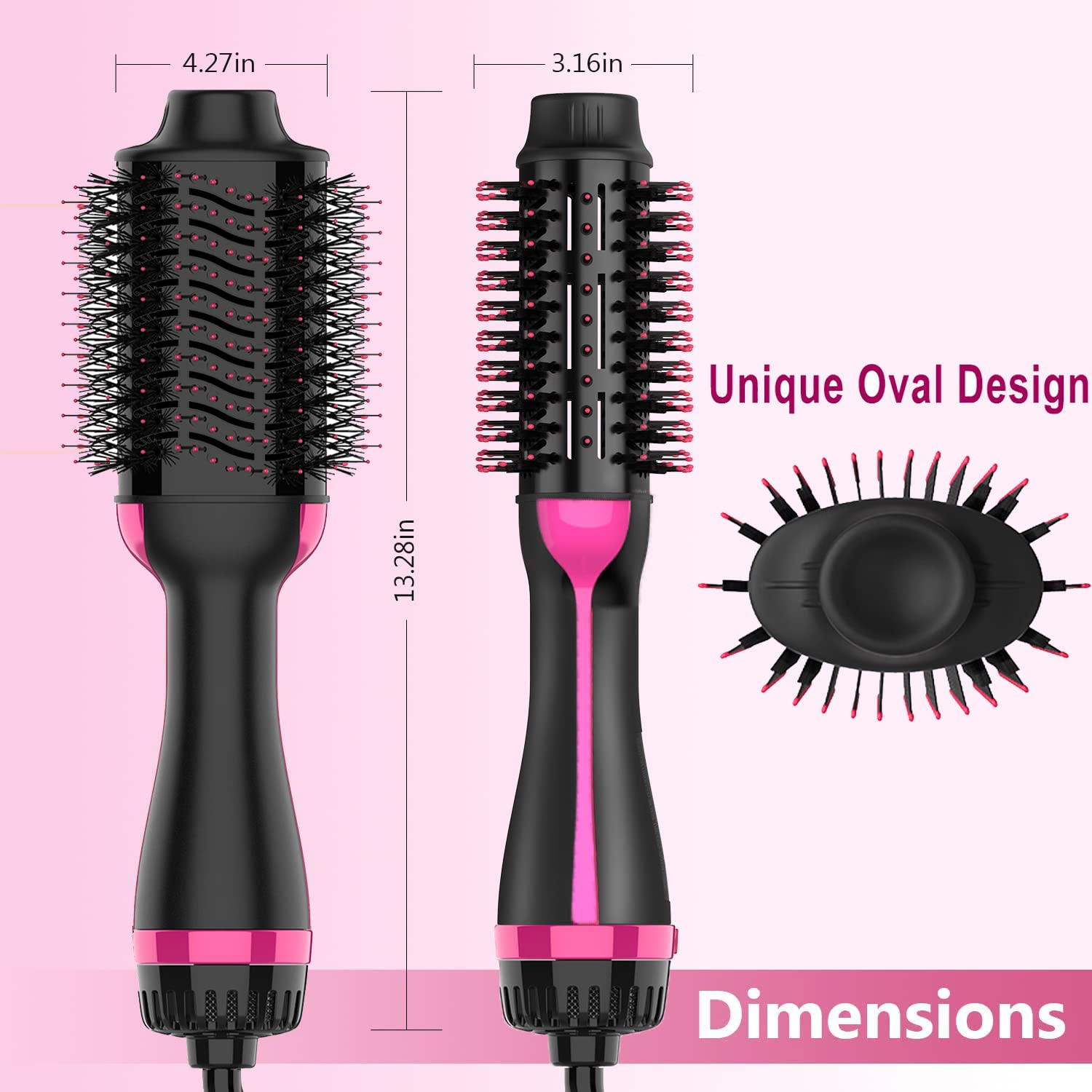 Hair Dryer Brush, 4 in 1 One Step Hair Dryer and Styler Volumizer