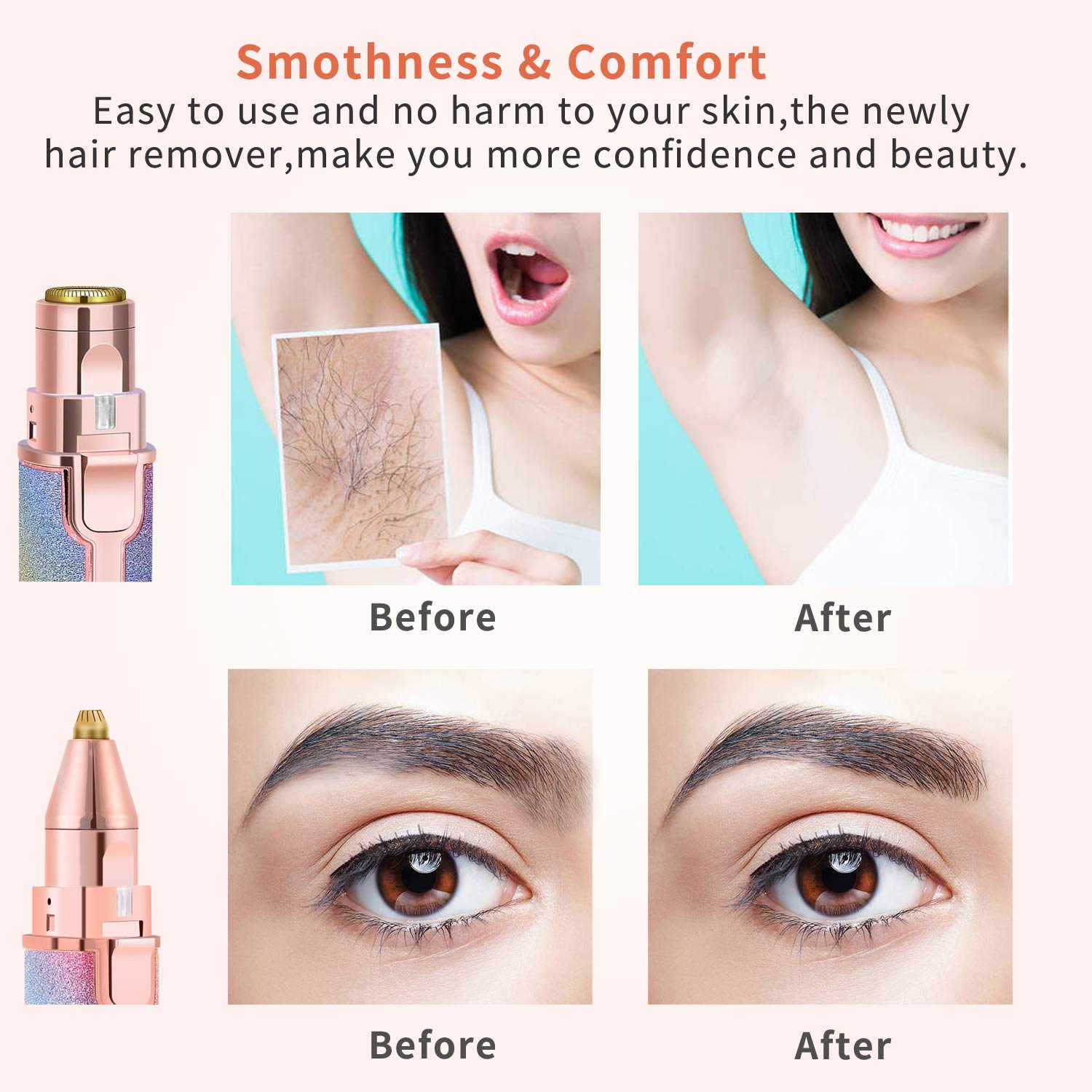 2 in 1 Facial and Eyebrow Trimmer/shaver