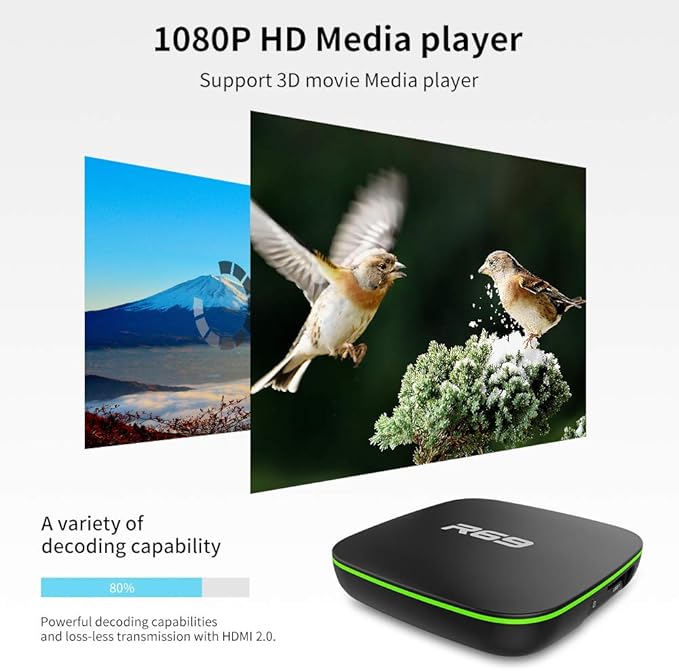 R90 TV Box Ultra HD 8GB 128GB
