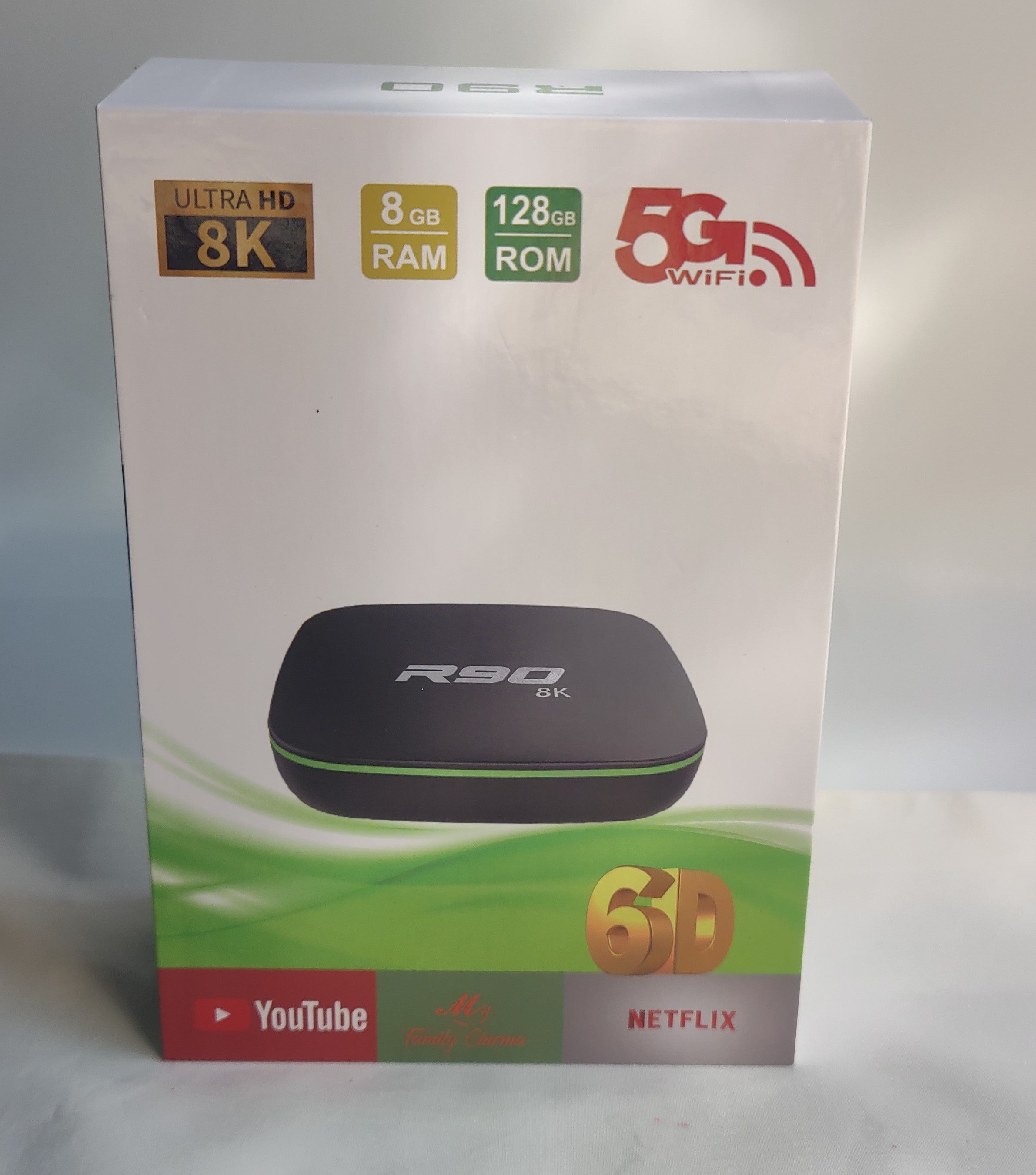R90 TV Box Ultra HD 8GB 128GB
